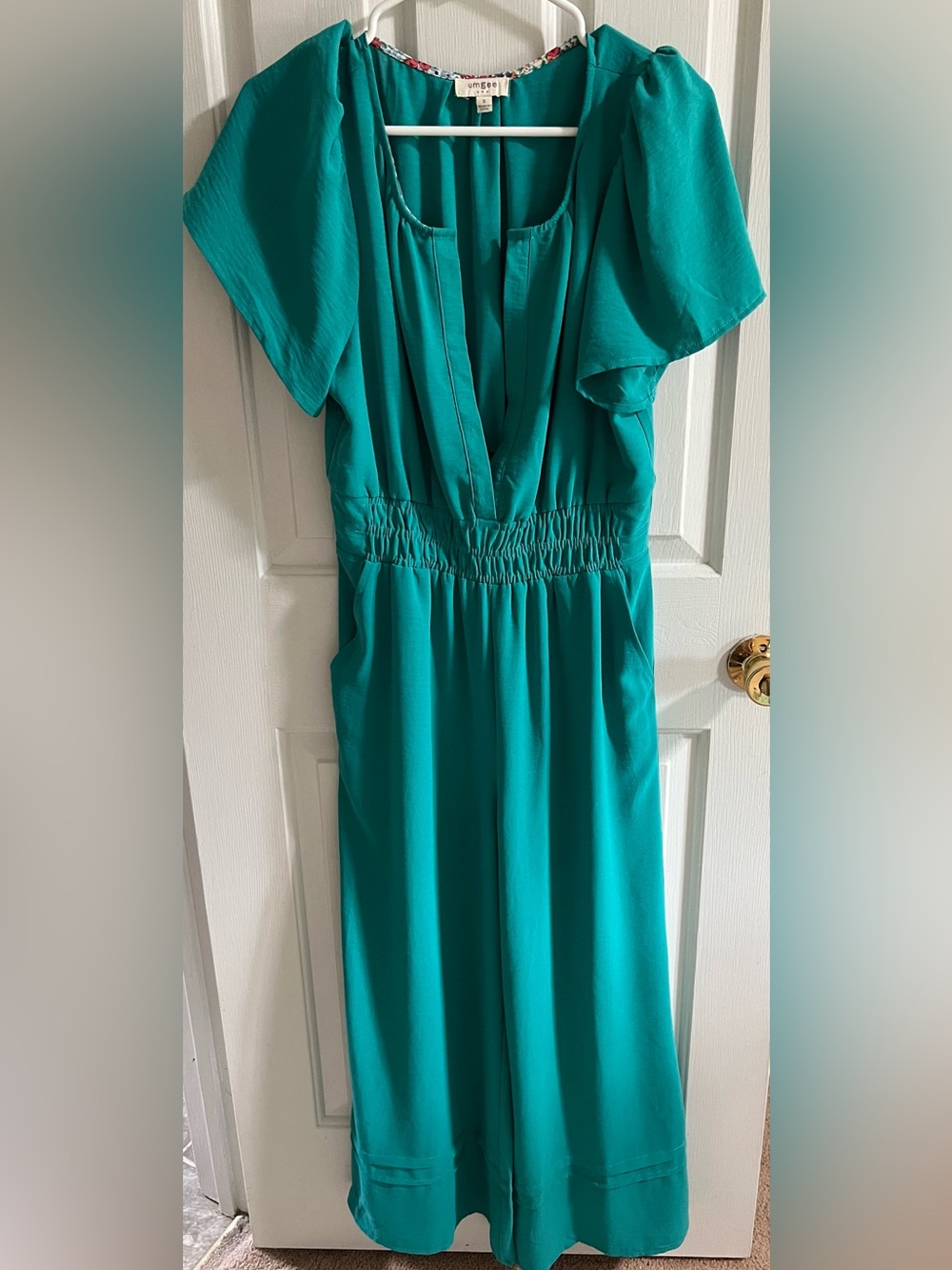 Umgee Turquoise/Teal Jumpsuit